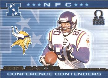 2000 Pacific Omega - NFC Conference Contenders #15 Cris Carter Front