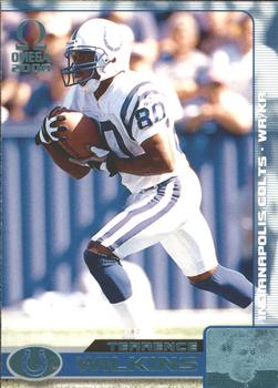 2000 Pacific Omega - Platinum Blue #62 Terrence Wilkins Front