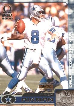 2000 Pacific Omega - Premiere Date #37 Troy Aikman Front