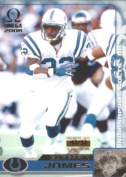 2000 Pacific Omega - Premiere Date #59 Edgerrin James Front