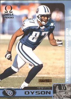 2000 Pacific Omega - Premiere Date #139 Kevin Dyson Front