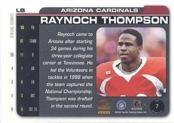 2000 Pacific Paramount - Draft Picks 325 #7 Raynoch Thompson Back