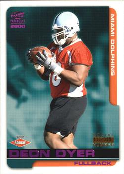 2000 Pacific Paramount - Draft Picks 325 #121 Deon Dyer Front