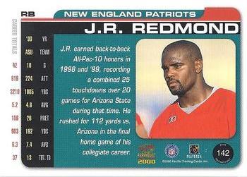 2000 Pacific Paramount - Draft Picks 325 #142 J.R. Redmond Back