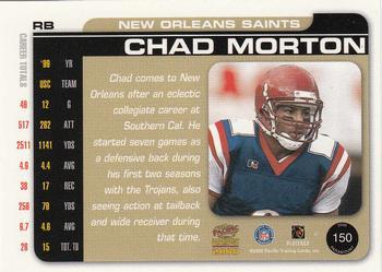 2000 Pacific Paramount - Draft Picks 325 #150 Chad Morton Back