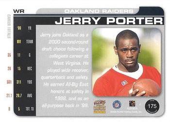 2000 Pacific Paramount - Draft Picks 325 #175 Jerry Porter Back