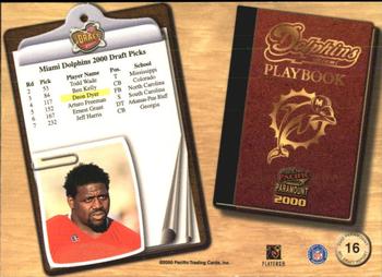 2000 Pacific Paramount - Draft Report #16 Deon Dyer Back