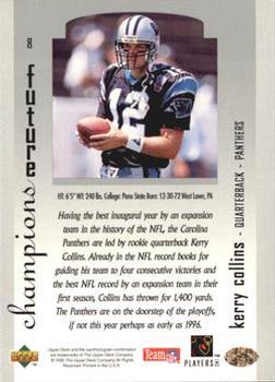 1995 SP Championship #8 Kerry Collins Back