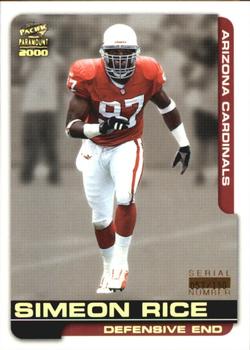 2000 Pacific Paramount - HoloGold #5 Simeon Rice Front