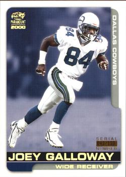 2000 Pacific Paramount - HoloGold #63 Joey Galloway Front