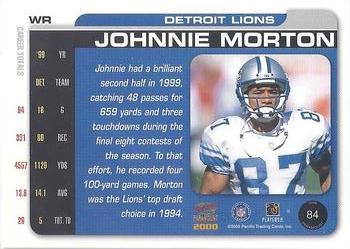 2000 Pacific Paramount - HoloGold #84 Johnnie Morton Back