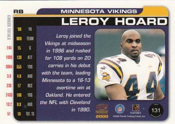 2000 Pacific Paramount - HoloGold #131 Leroy Hoard Back