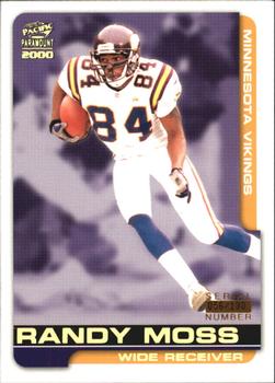 2000 Pacific Paramount - HoloGold #133 Randy Moss Front