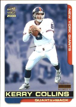 2000 Pacific Paramount - HoloGold #154 Kerry Collins Front