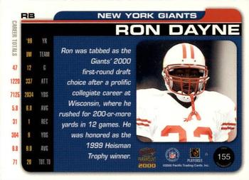 2000 Pacific Paramount - HoloGold #155 Ron Dayne Back