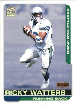 2000 Pacific Paramount - HoloGold #224 Ricky Watters Front