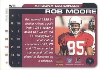 2000 Pacific Paramount - HoloSilver #3 Rob Moore Back