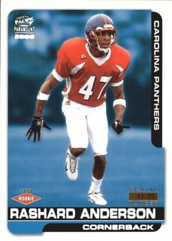 2000 Pacific Paramount - HoloSilver #32 Rashard Anderson Front