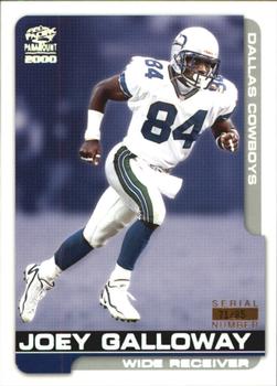 2000 Pacific Paramount - HoloSilver #63 Joey Galloway Front