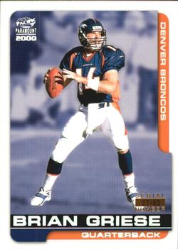 2000 Pacific Paramount - HoloSilver #74 Brian Griese Front