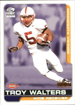 2000 Pacific Paramount - HoloSilver #136 Troy Walters Front