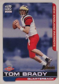 2000 Pacific Paramount - HoloSilver #138 Tom Brady Front