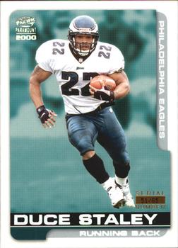 2000 Pacific Paramount - HoloSilver #184 Duce Staley Front