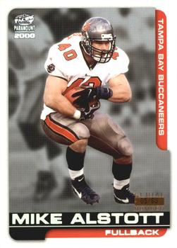 2000 Pacific Paramount - HoloSilver #225 Mike Alstott Front