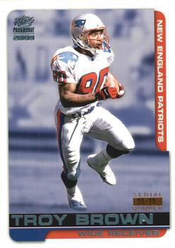 2000 Pacific Paramount - Platinum Blue #139 Troy Brown Front