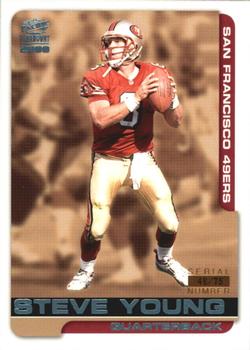 2000 Pacific Paramount - Platinum Blue #216 Steve Young Front