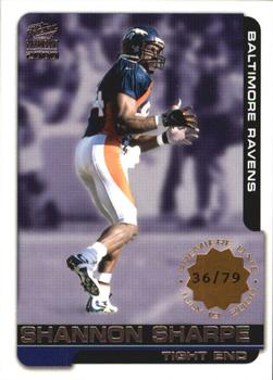 2000 Pacific Paramount - Premiere Date #21 Shannon Sharpe Front