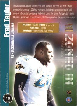 2000 Pacific Paramount - Zoned In #18 Fred Taylor Back