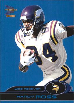 2000 Pacific Prism Prospects - Holographic Blue #51 Randy Moss Front
