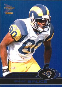 2000 Pacific Prism Prospects - Holographic Blue #73 Isaac Bruce Front