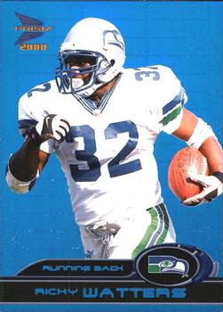 2000 Pacific Prism Prospects - Holographic Blue #87 Ricky Watters Front