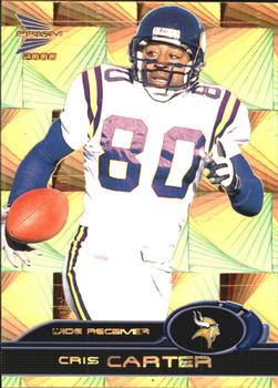 2000 Pacific Prism Prospects - Holographic Gold #49 Cris Carter Front