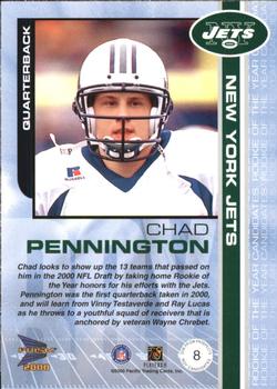 2000 Pacific Prism Prospects - ROY Candidates #8 Chad Pennington Back