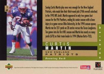 1995 SP - Holoviews #5 Curtis Martin Back