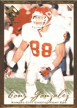 2000 Pacific Private Stock - Gold #48 Tony Gonzalez Front
