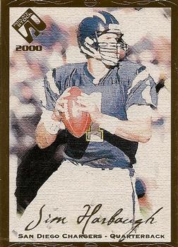 2000 Pacific Private Stock - Gold #82 Jim Harbaugh Front