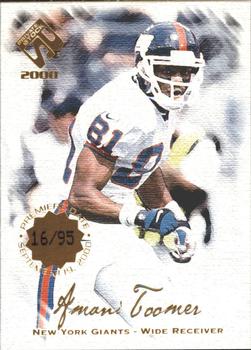 2000 Pacific Private Stock - Premiere Date #65 Amani Toomer Front