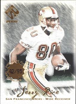 2000 Pacific Private Stock - Premiere Date #86 Jerry Rice Front