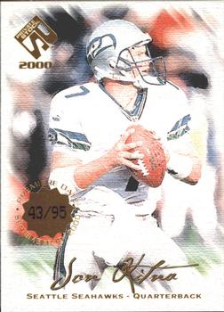 2000 Pacific Private Stock - Premiere Date #87 Jon Kitna Front