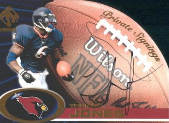 2000 Pacific Private Stock - Private Signings #1 Thomas Jones Front