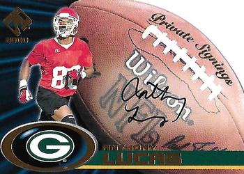 2000 Pacific Private Stock - Private Signings #14 Anthony Lucas Front