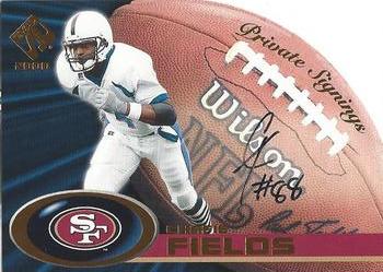 2000 Pacific Private Stock - Private Signings #31 Chafie Fields Front