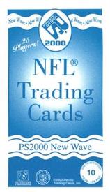 2000 Pacific Private Stock - PS2000 New Wave #10 Marvin Harrison Back