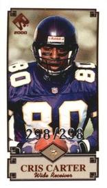 2000 Pacific Private Stock - PS2000 Stars #13 Cris Carter Front