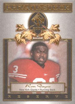 2000 Pacific Private Stock - Reserve #14 Ron Dayne Front