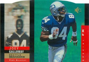 1995 SP - Holoviews Die Cuts #20 Joey Galloway Front